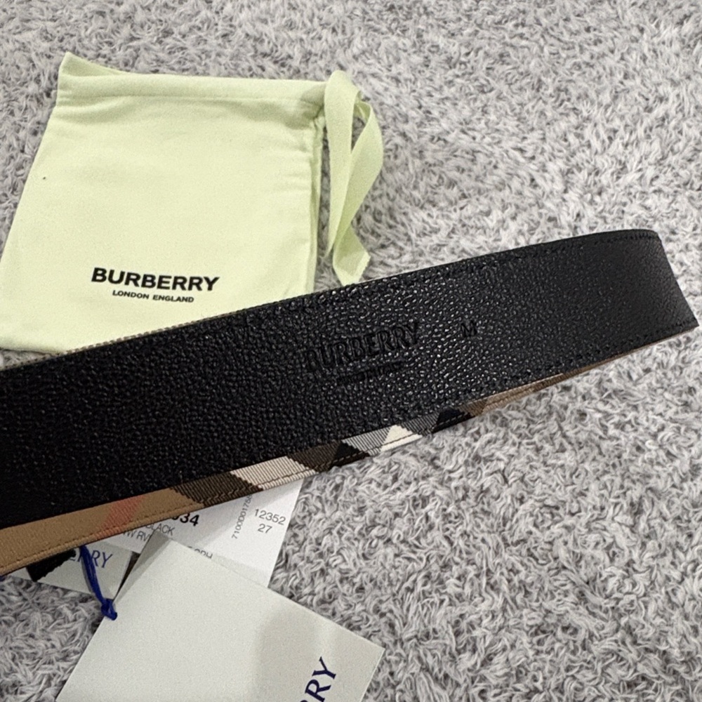 Burberry Black and Brown Women's Belt NEW - Picture 6 of 8